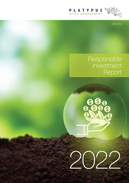 The 2022 Responsible Investment Report by Platypus Asset Management